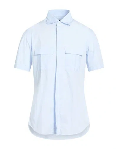 Low Brand Man Shirt Sky Blue Size 6 Cotton