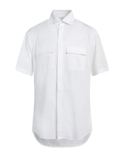 Low Brand Man Shirt White Size 4 Cotton