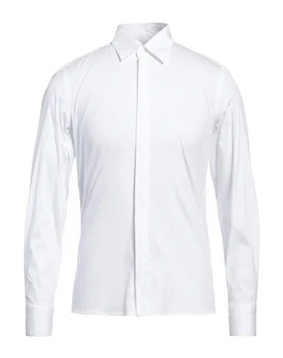 Low Brand Man Shirt White Size 6 Cotton, Polyamide, Elastane