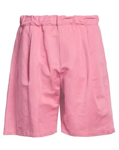 Low Brand Man Shorts & Bermuda Shorts Antique Rose Size 6 Linen, Cotton In Pink