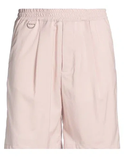 Low Brand Man Shorts & Bermuda Shorts Light Pink Size 5 Virgin Wool