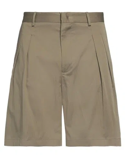 Low Brand Man Shorts & Bermuda Shorts Military Green Size 34 Cotton, Elastane