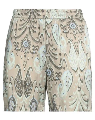 Low Brand Man Shorts & Bermuda Shorts Sage Green Size 7 Viscose