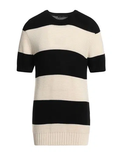 Low Brand Man Sweater Black Size 5 Cotton