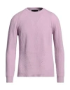 Low Brand Man Sweater Mauve Size 4 Virgin Wool, Viscose, Polyester, Cashmere In Purple