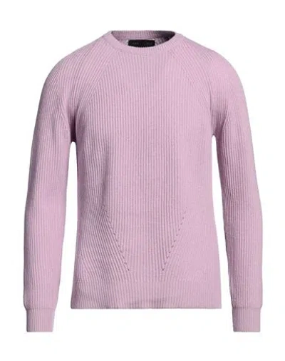 Low Brand Man Sweater Mauve Size 4 Virgin Wool, Viscose, Polyester, Cashmere In Purple