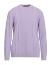 Low Brand Man Sweater Lilac Size 3 Viscose, Polyamide, Wool, Cashmere In Purple