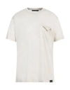 Low Brand Man T-shirt Off White Size 2 Cotton In Neutral