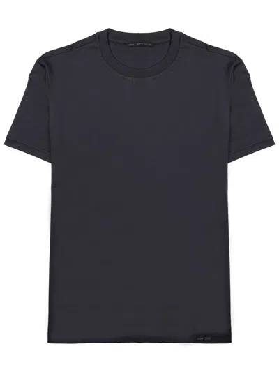 Low Brand T-shirt In Cotone In Blue