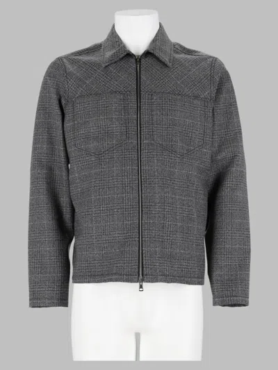 Low Brand Men's 100% Virgin Wool Shirt In Gray