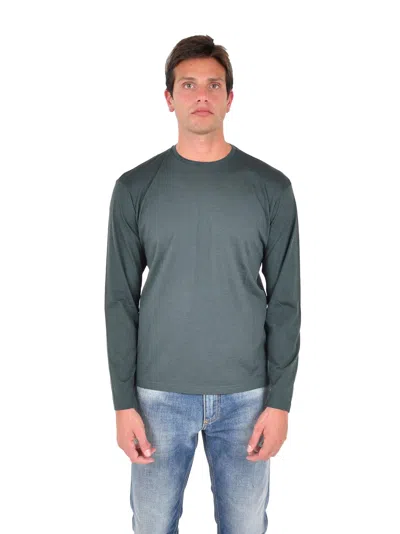 Low Brand Merino Wool Crewneck T-shirt In Multi