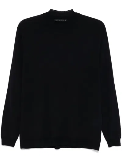 Low Brand Merino-wool Sweater In Black