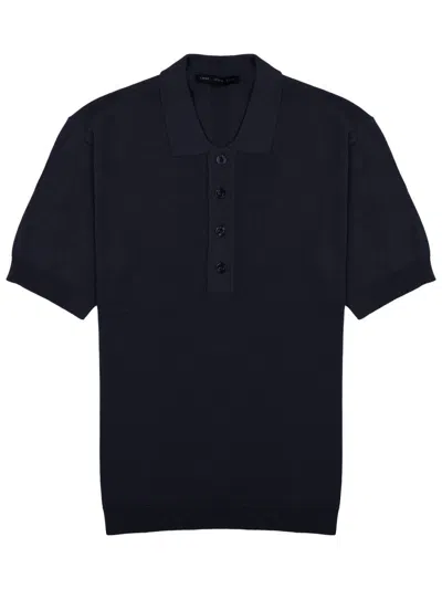 Low Brand Mini Polo Shirt For Men In Blue