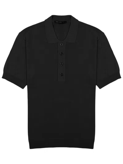 Low Brand Modern Polo Shirt For Men In Black