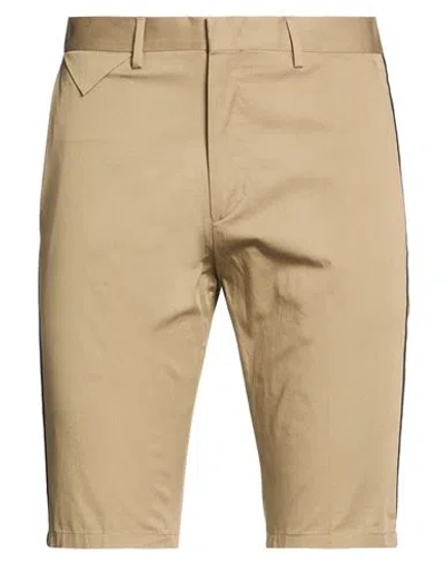 Low Brand Mr. Mc Three Man Shorts & Bermuda Shorts Camel Size 32 Cotton, Recycled Elastane In Brown