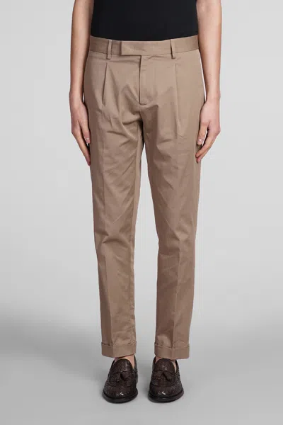 Low Brand Oyster Pants In Beige Cotton