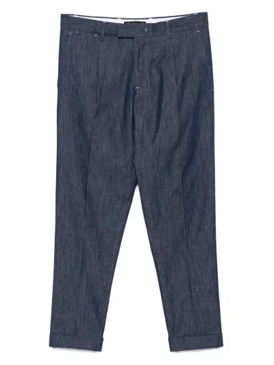 Low Brand Oyster Trousers In Blue