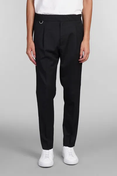 Low Brand Patrick Pants In Black Wool