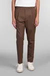 Low Brand Patrick Pants In Brown Wool In Brown
