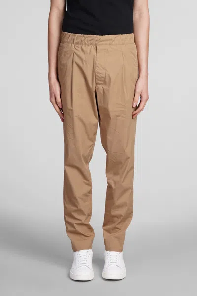 Low Brand Patrick Pants In Camel Cotton