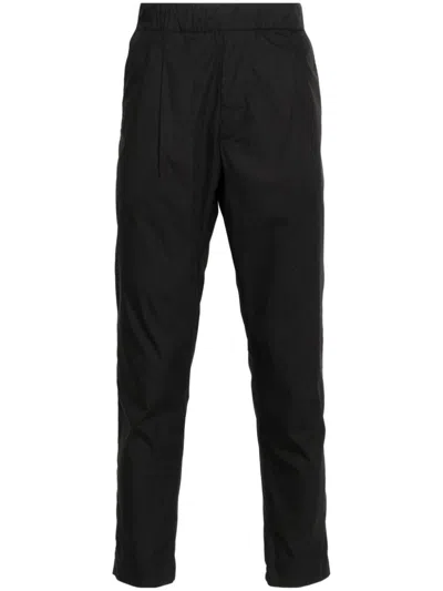 LOW BRAND PLEAT-DETAIL TAPERED-LEG TROUSERS