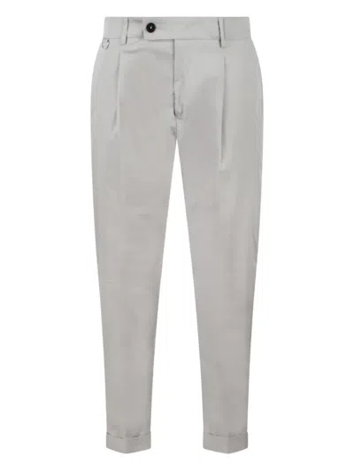 Low Brand Pleat-detail Trousers In Grey