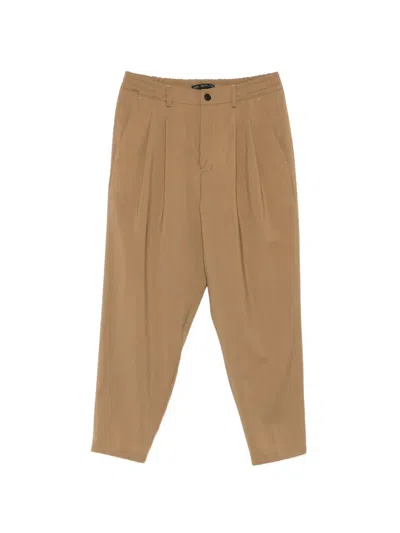 Low Brand Pleated Trousers In Blue