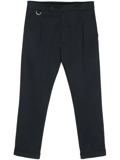 Low Brand Riviera Slim-fit Trousers In Blue