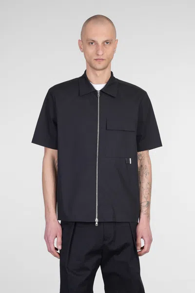 Low Brand S153 Shirt In Black Cotton