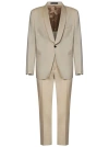 LOW BRAND SANDSHELL-COLORED WOOL EVENING SUIT