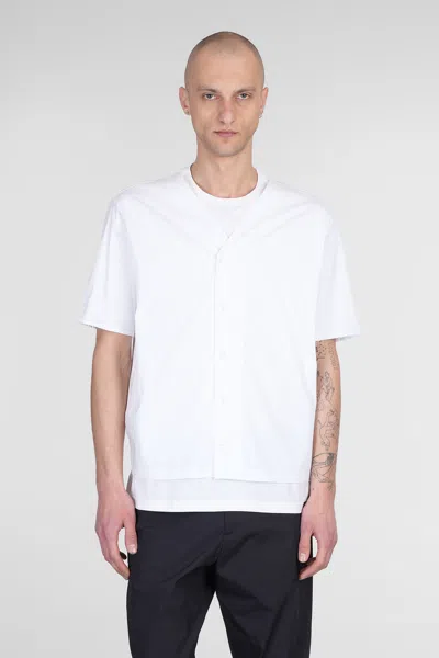 Low Brand Shirt In White Cotton