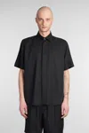Low Brand Shirt S120 Shirt In Black Wool And Polyester In Black