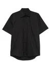 Low Brand Shirt S120 Shirt In Black Wool And Polyester In Nero