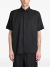 Low Brand Shirt S120 Shirt In Black Wool And Polyester In Black