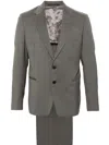 Low Brand Single-breasted Virgin Wool Suit In 灰色