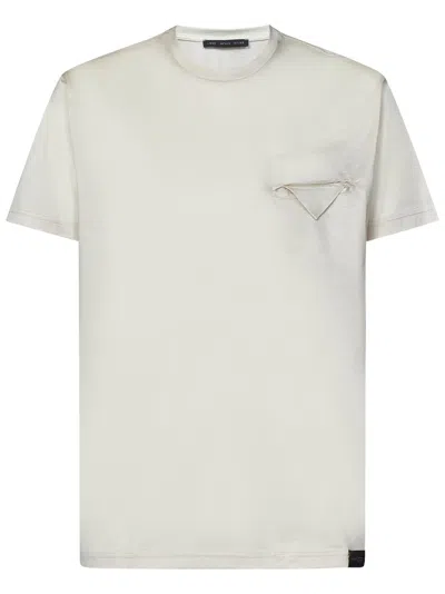Low Brand Jersey Cotton Slim T-shirt In Star Grey