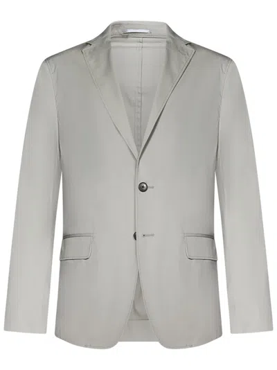 Low Brand Comfort Fit Single-breasted Blazer In Grey