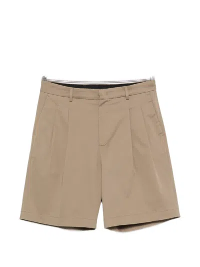 Low Brand Tailored Shorts In Brown
