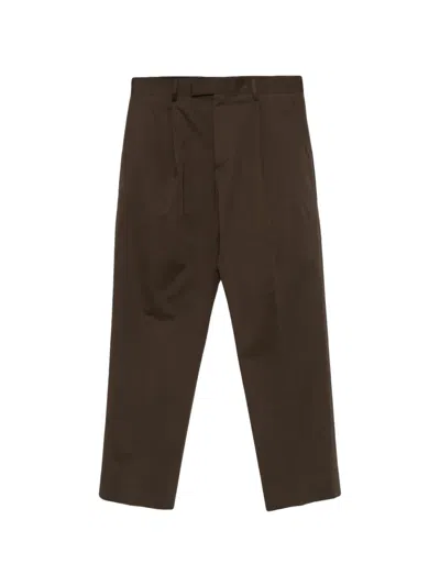 Low Brand Tailored Trousers In Brown