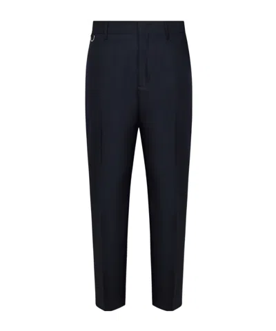 Low Brand Tapered Casual Pants In Blue