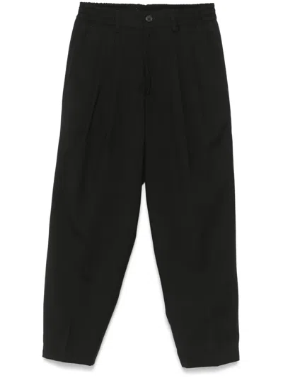 Low Brand Tropical Trousers In Black
