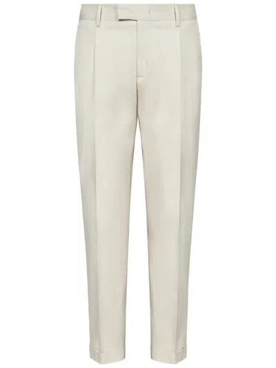 Low Brand Trousers In White