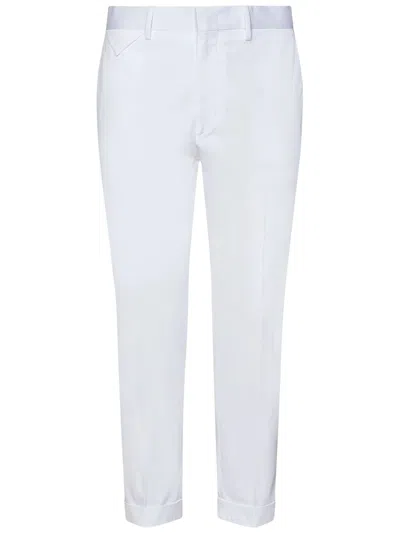 LOW BRAND LOW BRAND TROUSERS WHITE