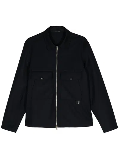 Low Brand Twill Shirt In Black