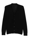 Low Brand Button-front V-neck Cardigan
