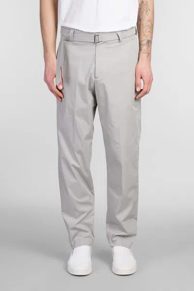 Low Brand Virgil Pants In Grey Cotton