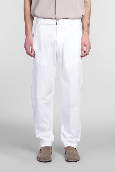Low Brand Virgil Pants In White Cotton