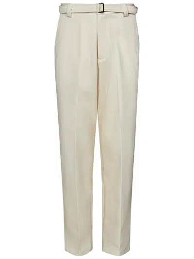 Low Brand Virgil Trousers In White