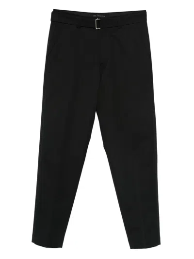 Low Brand Virgin Wool Blend Trousers In Black