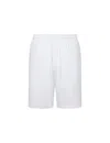 Low Brand Drawstring Elasticated-waist Shorts In White